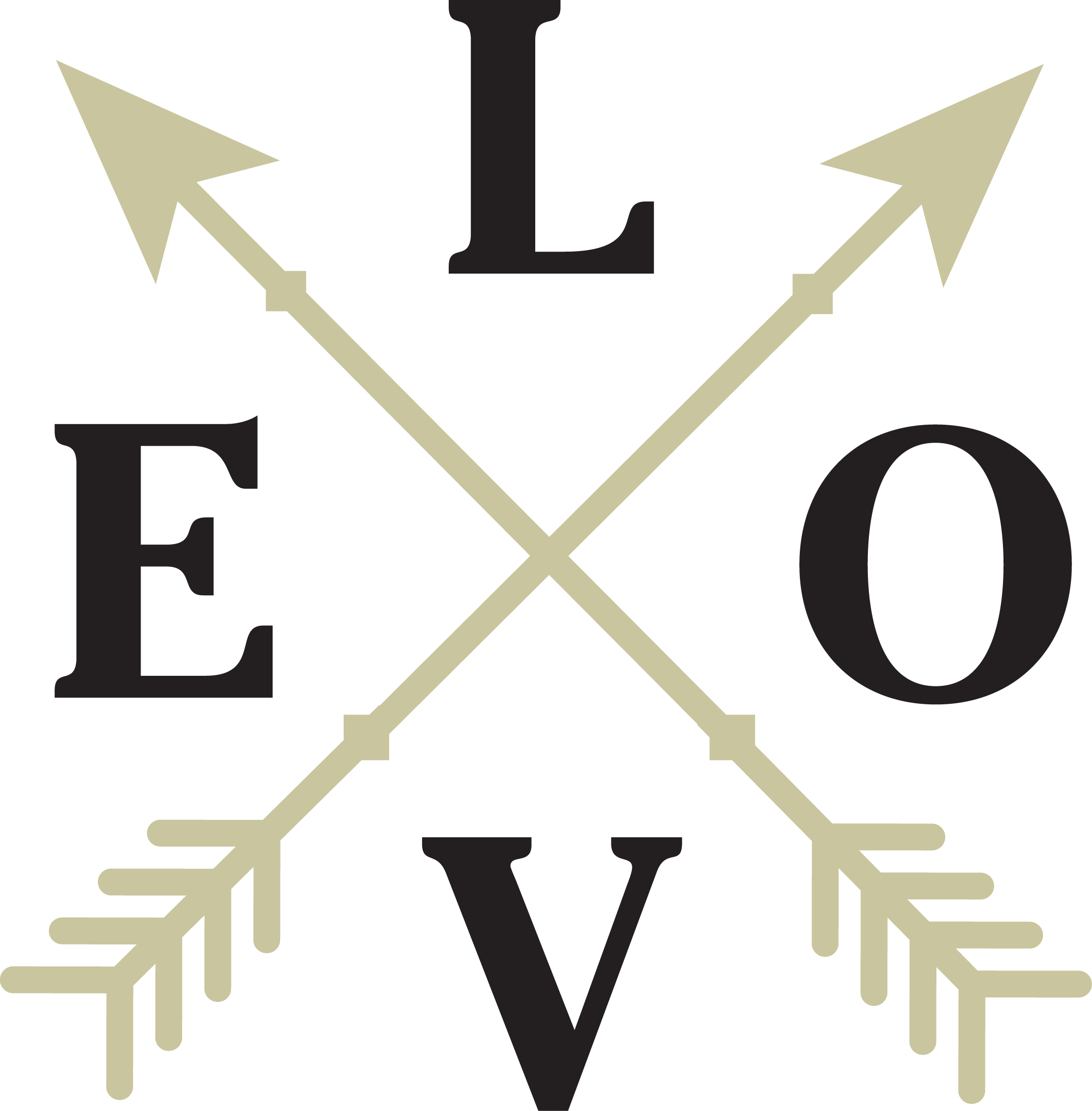 Crossed Love - Home Crossed Arrows (2183x2221)