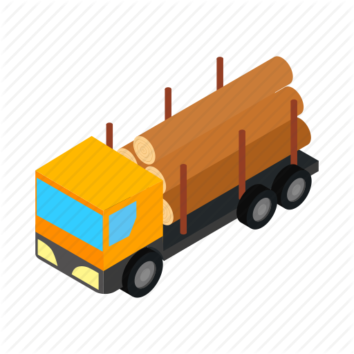 Download Log Truck Icon Clipart Logging Truck Truck - Log Truck Icon (512x512)