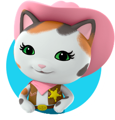 Sheriff Callie Emblem - Sheriff Callie Wild West (400x400)