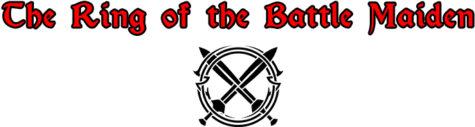 Red Text That Reads Ring Of The Battle Maiden - 30-day Leadership Tune-up: A Reflective Approach To (700x231)