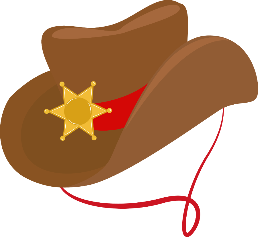 Say Hello - Cowboy Clipart Png (900x829)