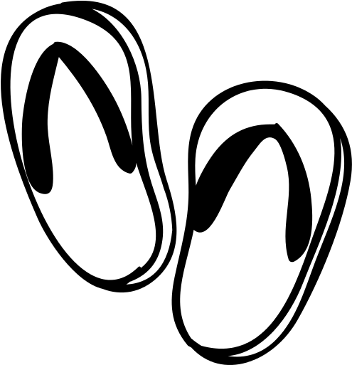 Rubber Sandals Png File - Sandal (512x512)