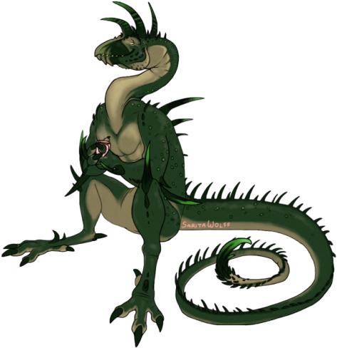 A Hork-bajir Having A Nice Relaxing Cup Of Tea, For - Illustration (500x500)