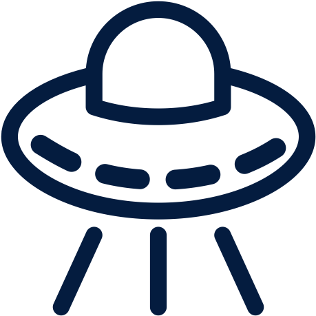 Picture Transparent Library Alien Spaceship Clipart - Nave Espacial Png (512x512)