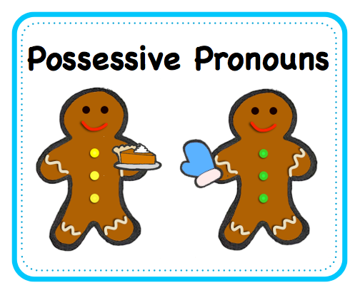 Possessive - Possessive Pronouns Clipart (504x414)