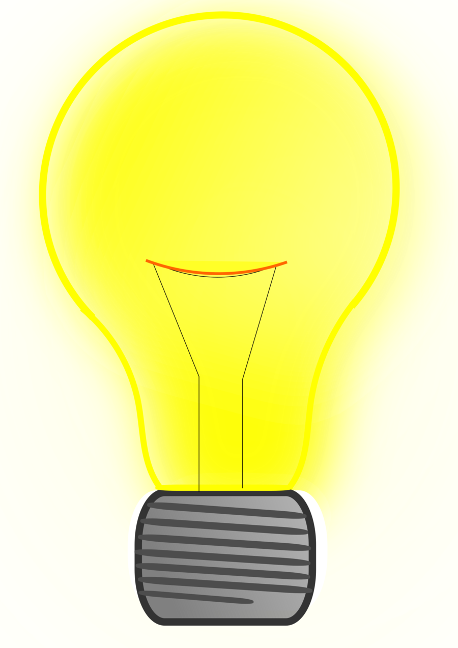 Bulb Clip Art Clipart Incandescent Light Bulb Clip - Incandescent Light Bulb (900x1274)