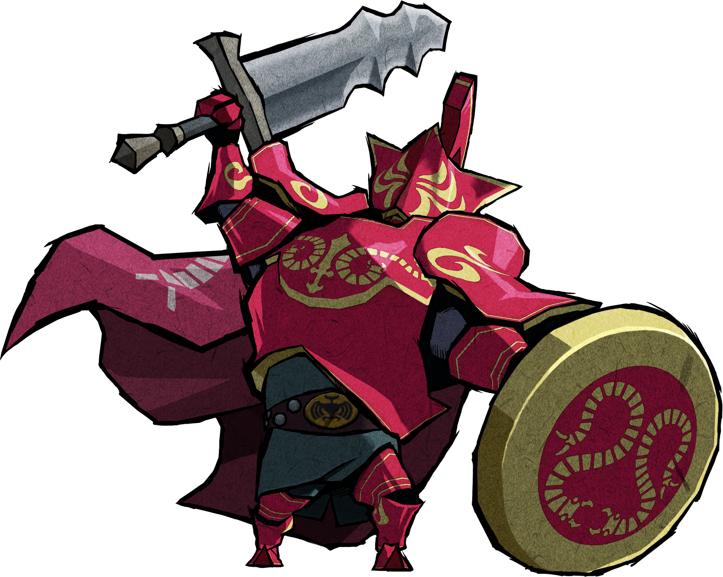 If We Check The Shield Of The Darknuts, We See The - Darknut Wind Waker (2318x1850)