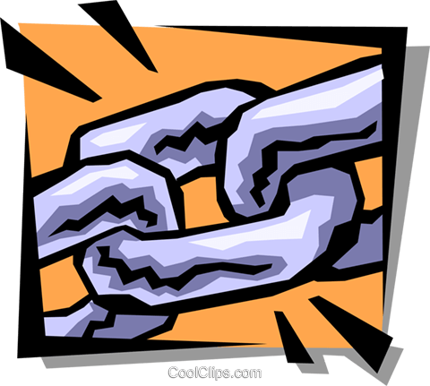 Chain Link Royalty Free Vector Clip Art Illustration - Chain Links (480x431)