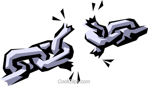 Chain Links Royalty Free Vector Clip Art Illustration - Clipart Ketten (480x279)