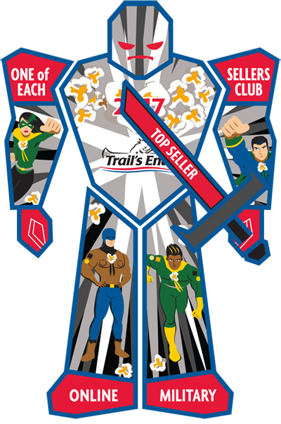 Boy Scout Popcorn Clip Art - 2017 Trails End Popcorn (400x604)