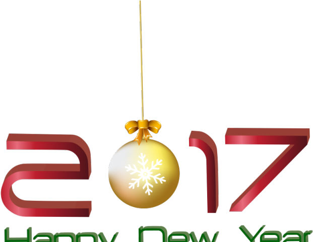 New Year Clipart Logo - New Year 2017 .png (640x480)
