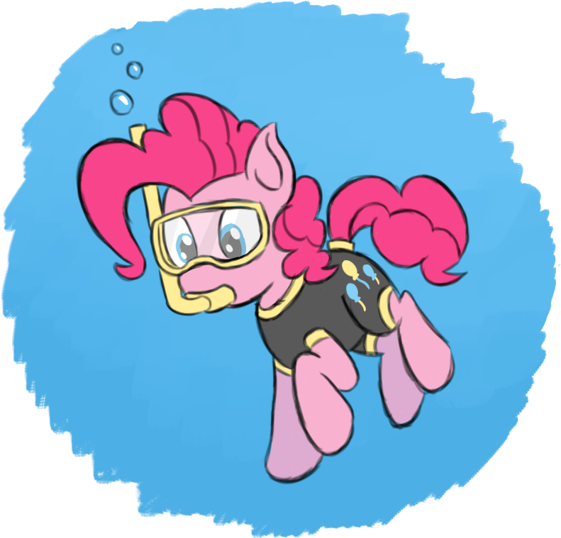 Dignitysquared, Goggles, Pinkie Pie, Safe, Snorkel, - Polia (1000x1000)