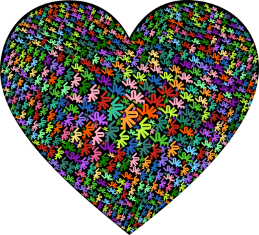 Heart Human Computer Icons Green - Clip Art (375x340)