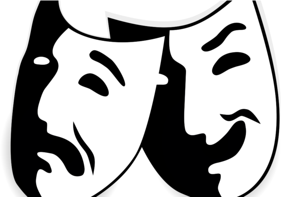 Table Manners By Alan Ayckbourn - Happy And Sad Mask Png (600x400)