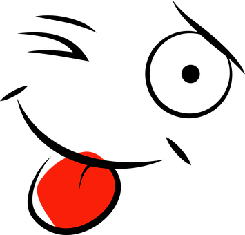 The Human Tongue - Dp Pic Whatsapp Smiley (355x340)