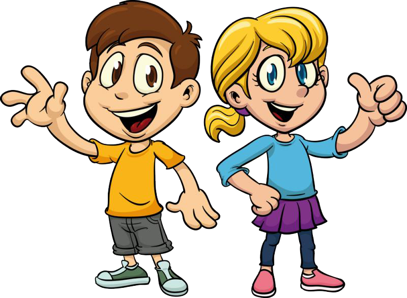 Clipart Bathroom Manners - Boy And Girl Clip Art (800x586)