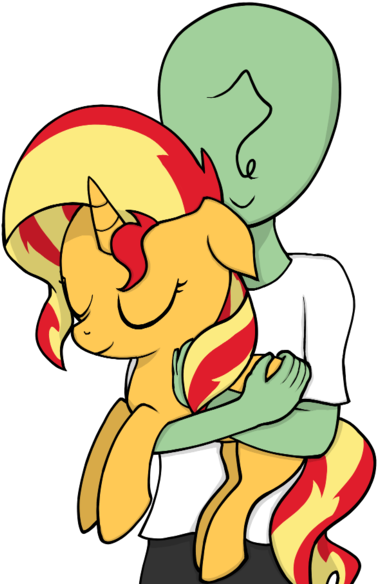 Zharkaer, Cute, Eyes Closed, Filly, Filly Sunset, Floppy - Cartoon (623x600)