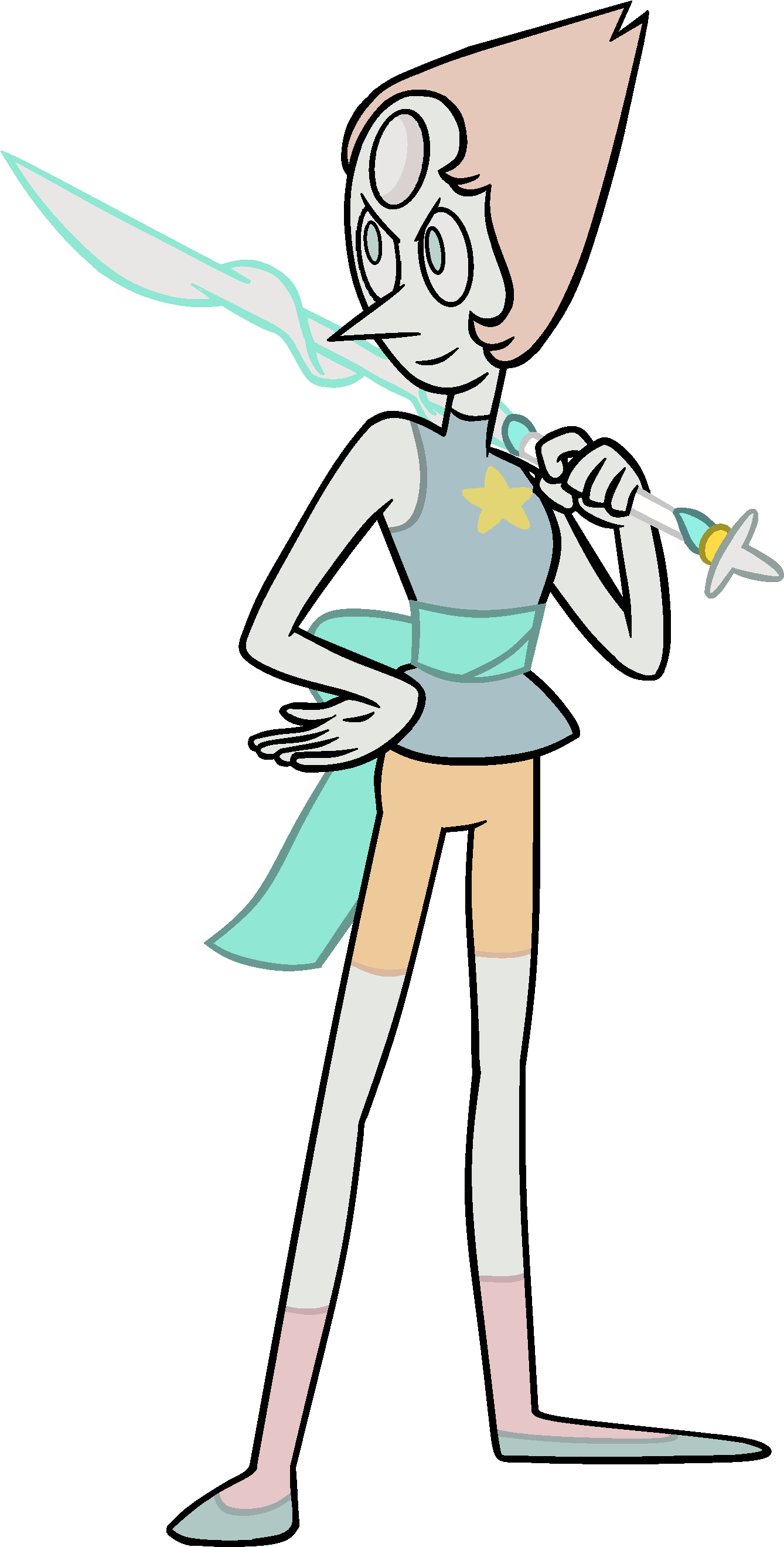 Image Pearl Palette Png Steven Universe Wiki - De Steven Universe Pearl (1473x2809)
