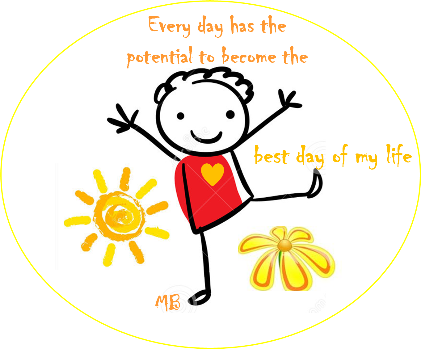 Best Day Of My Life Awesome Thoughts, Day Of My Life, - Clip Art (1390x1131)