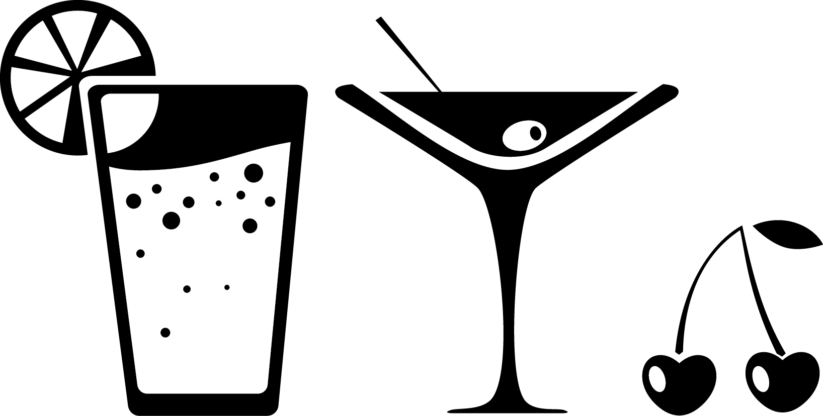 Liquor Clipart Alchohol - Beer Wine Spirits Icon (1636x828)