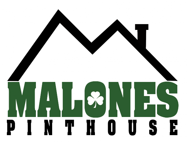 Logo For Malones Pint House - Three Strikes: A Soldier's Story (599x454)