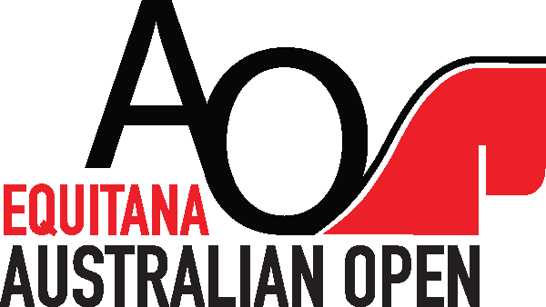 Ao Logo Black Red Transparent - Melbourne (600x338)