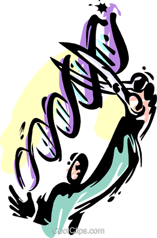 Wissenschaftler Schneiden Dna-strang Vektor Clipart - Wissenschaftler Schneiden Dna-strang Vektor Clipart (317x480)