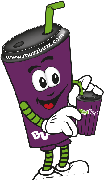 Muzz Buzz Is Iced Latte, Frappe, Milkshake, Ice Chocolate, - Chocolate (391x600)