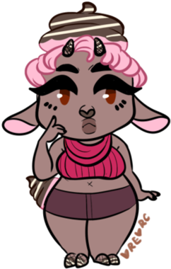 Chocolate Dipper Strawberry Job - Cartoon (300x400)