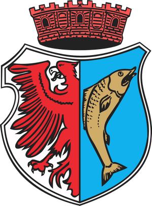 Kostrzyn Nad Odrą Travel And Tourist Guide - Kostrzyn Nad Odrą Herb (300x407)