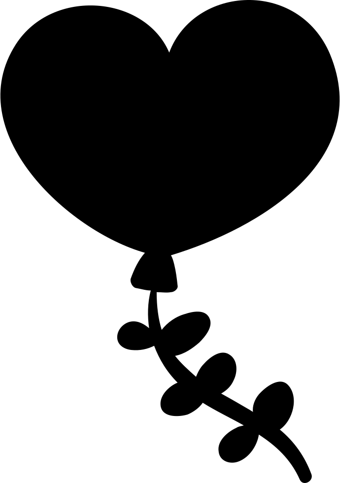 Clipart Royalty Free Download Heart Balloon Png Icon - Icon (690x980)