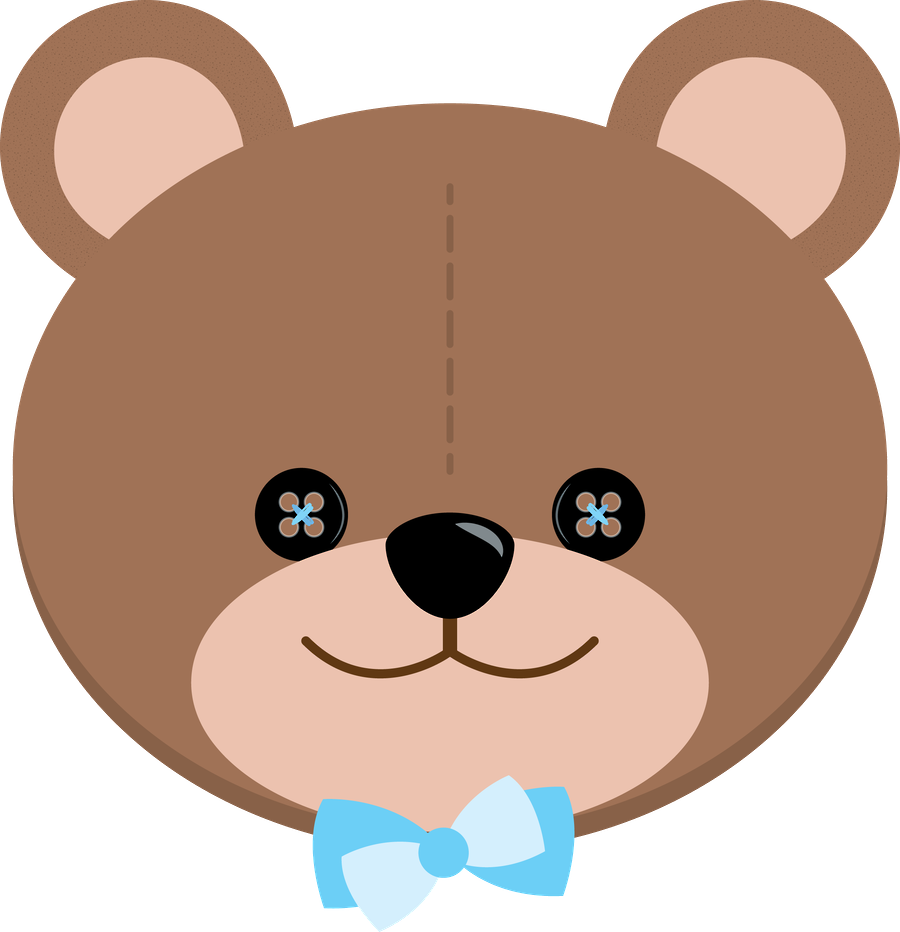 Animal Sketches, Teddy Bears, Clip Art, Blessing, Cute - Rosa Teddy-bärn-papier-teller 8 Papierteller (900x932)