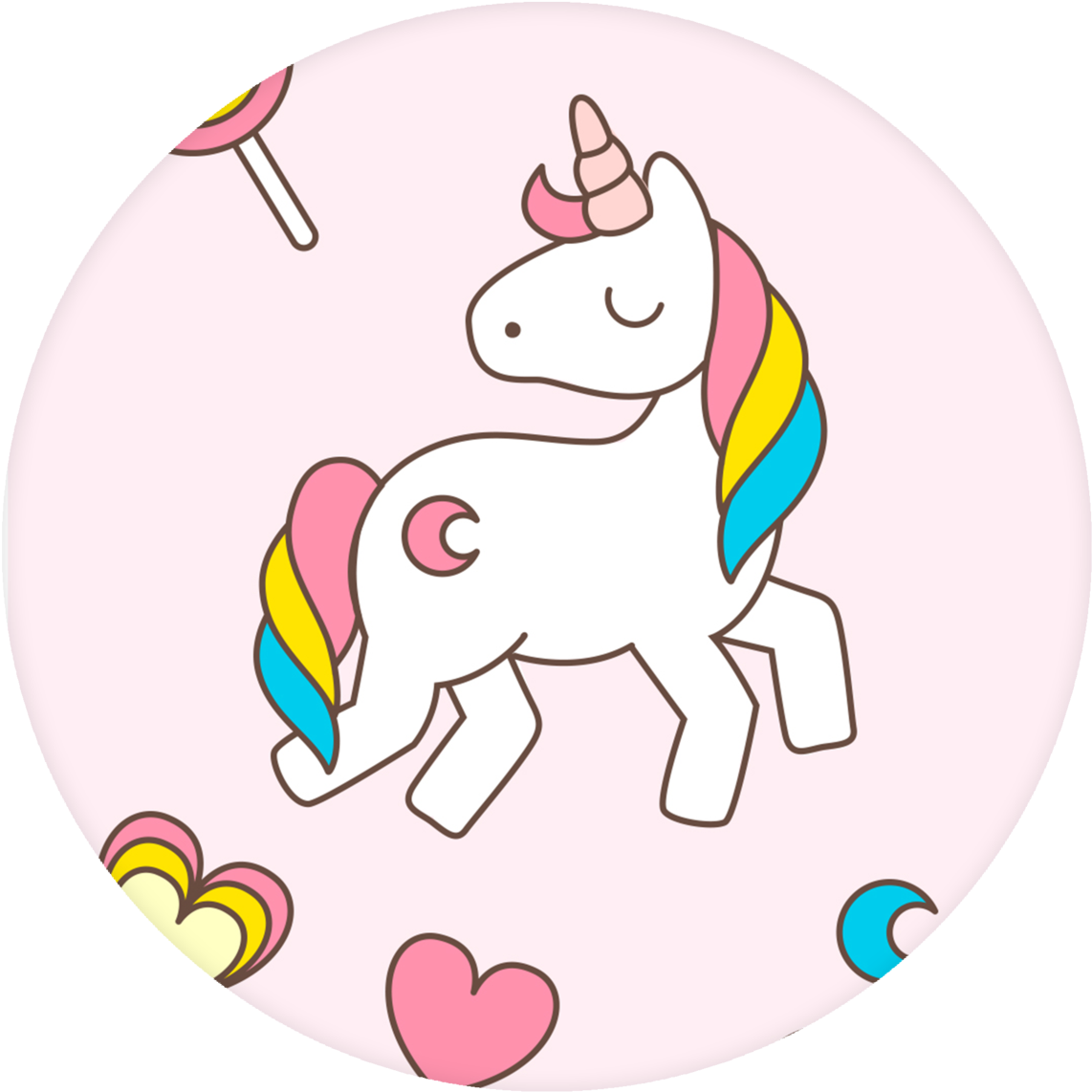Clipart Unicorn Boho - Unicorn Cute Stickers (1200x1200)