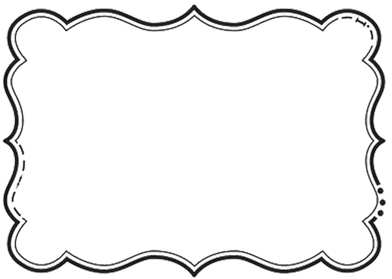Clipart Frame Quatrefoil - Cool Outline For Paper (1500x1500)