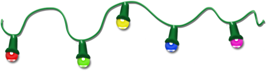 Christmas Lights Clipart Line - Animated Transparent Christmas Lights Gif (600x213)