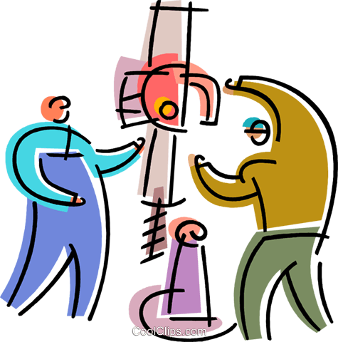 Offshore Drilling Platforms Royalty Free Vector Clip - Offshore Drilling Platforms Royalty Free Vector Clip (475x480)