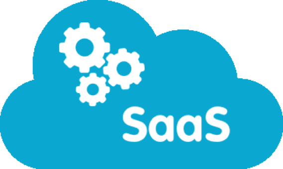 When Saas Is Provided Through Cloud Computing, It Becomes - Software As A Service Icon (569x341)