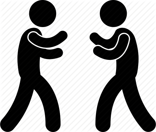 Fight Clipart Brawl - Martial Art Techniques (512x434)