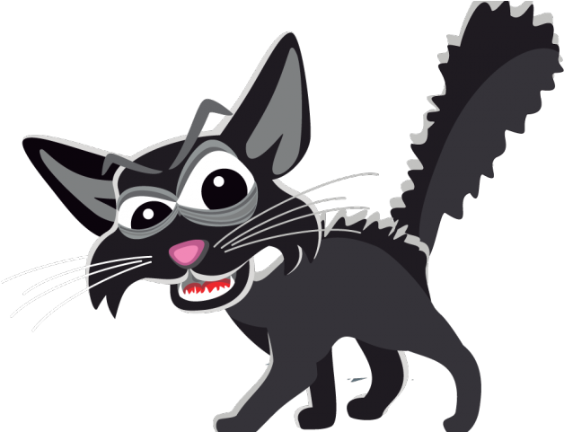 Kittens Clipart Grumpy - Angry Cat Clipart Png (640x480)