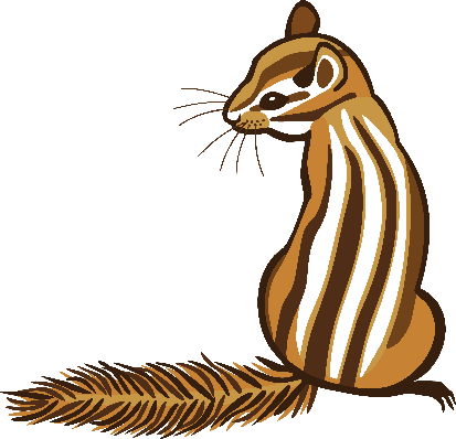 Clip Art Royalty Free Stock Chipmunk Clipart Cartoon - Chipmunk Clipart (413x398)