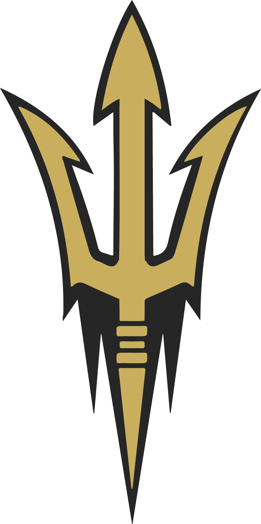 Black Copper Asu Desert Fuel Grey White Pitchfork White - Arizona State Logo (905x1812)