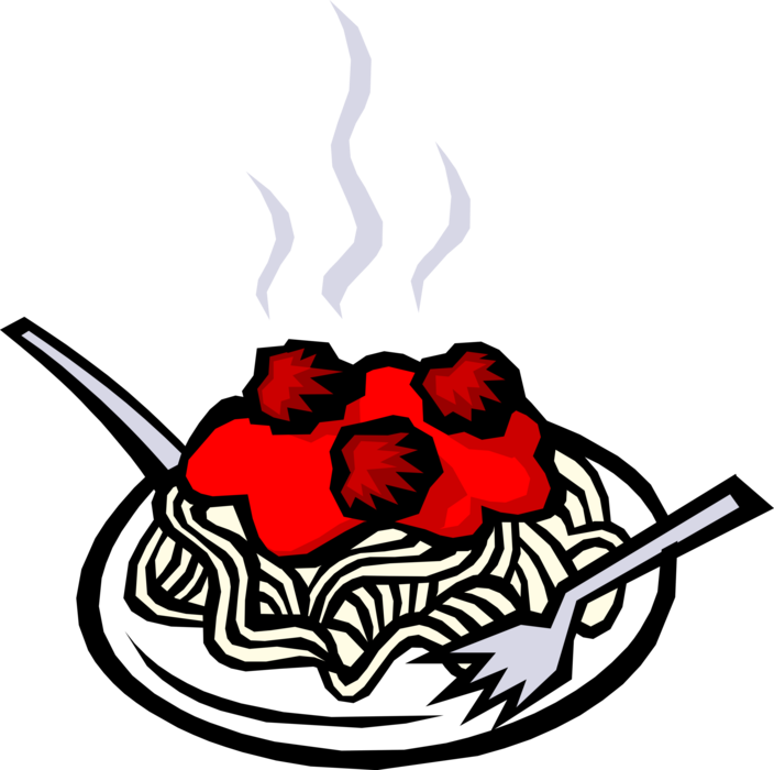 Vector Illustration Of Flour And Egg Unleavened Dough - Pasta Clipart (704x700)