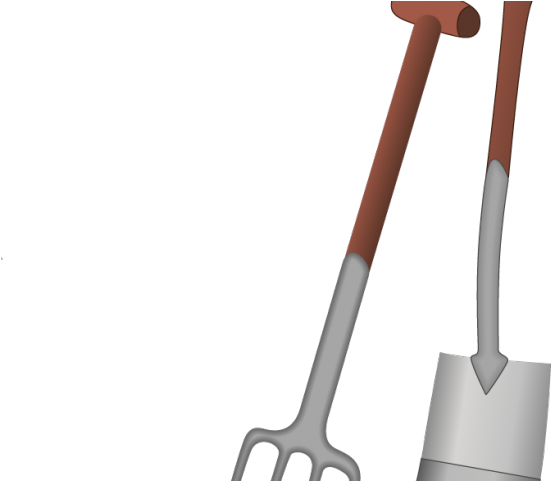 Pitchfork Clipart Crossed - Shovel (640x480)