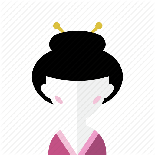 Geisha Clipart Japanese Man - Illustration (512x512)