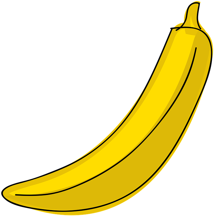 กล้วย การ์ตูน (757x720)