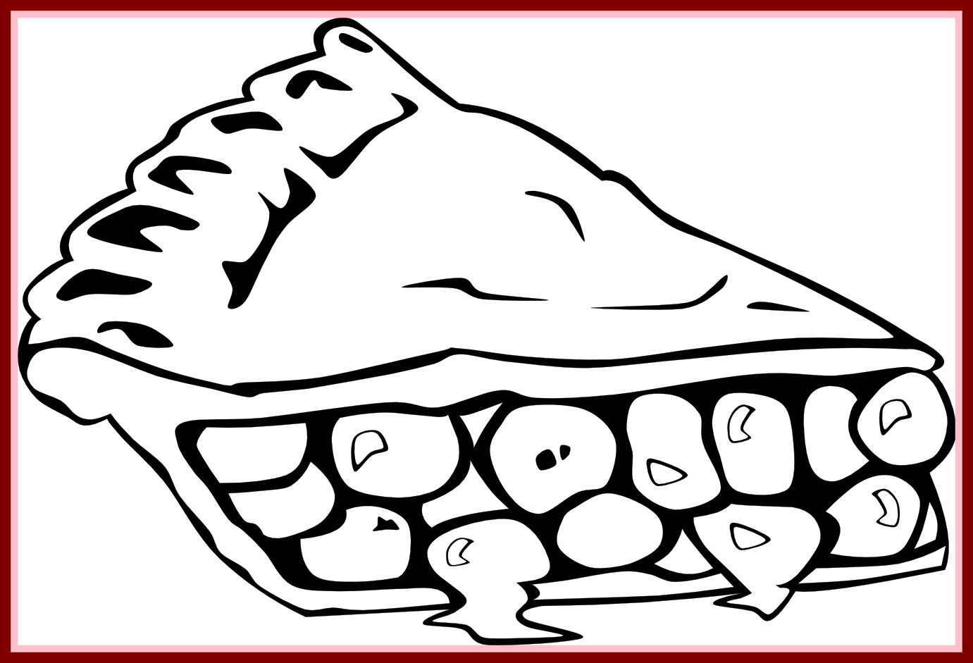 Fascinating Dog Line Royalty - Free Printable Thanksgiving Food Coloring Pages (1381x941)