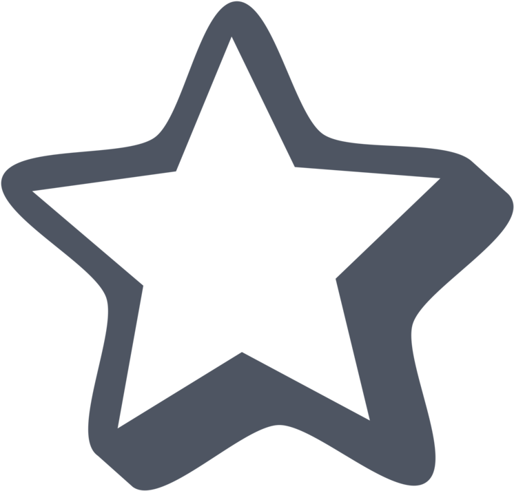 Star Twinkling Computer Icons Drawing - Free Star Shape Png (785x750)