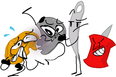 Never Put Coiny And Nickel Together - Bfdi Coiny And Nickel (516x350)