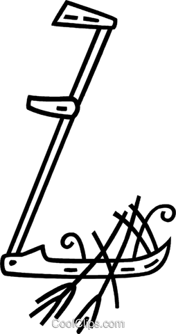 Sickle Royalty Free Vector Clip Art Illustration - Sickle Royalty Free Vector Clip Art Illustration (254x480)