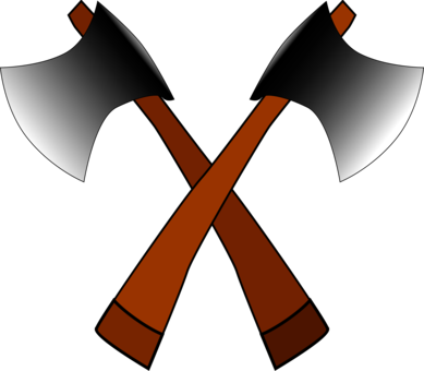 Battle Axe Hatchet Computer Icons Dane Axe - Farsa Png (389x340)